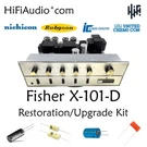 Fisher X-101-D Amplifier Restoration Repair Upgrade Rebuild Kit Filter Capacitor. Fixed Price $165.00.
