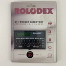 Vintage 93 Rolodex R411-3 Pocket Directory 150 Names & Numbers New Sealed. Fixed Price $13.99.