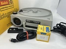 Kodak Ektagraphic Slide Projector Mod AF-1 W/ 5 Lens, Remote Control, Extra Lamp. Fixed Price $59.99.