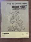 Heathkit Manual Model GD-1150 Ultrasonic Cleaner. Fixed Price $23.00.