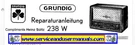 Grundig - 2 Technical Manuals User Service And Pdf File. Fixed Price $5.83.