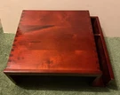 Rolodex Wood Phone Center Desk Stand Mahogany Tabletop. Fixed Price $30.00.