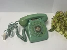 Automatic Electric 1970 Rotary Dial Desk Telephone Mint Green Monophone. Fixed Price $79.99.
