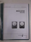 Hp 204C/204D Oscillator Operating Manual, Used. Fixed Price $25.00.