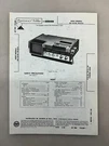 Sony AC-121W FX-412 Service Manual Sams Photofact Free Shipping. Fixed Price $12.00.
