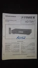 Fisher AD-724 Service Manual Original Repair Book Stereo Cd Player. Fixed Price $20.00.