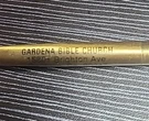 Vtg Unipeco Ballpoint Pen Gardena Bible Church California A136. Fixed Price $14.77.