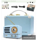 Muzen Otr Metal Portable Bluetooth Speaker W/ Fm Radio Aux & Suitcase. Fixed Price $60.00.