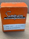 Simpson 0-100 Dc Microamperes Model 1227 Gauge New Cat No 04320 See Pictures. Fixed Price $12.79.