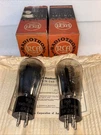 Matched Pair Rca Radiotron UX-245 Type Globe Tubes Amplitrex Tested Nos Nob. Fixed Price $400.00.