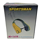 Vtg Sportsman Am/fm All Weather Headphones Receiver M-16R Yellow. Fixed Price $12.99.