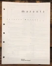 Marantz CDC-432 Changer Service Manual *original*. Fixed Price $14.97.