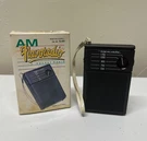 Realistic Flavoradio 12-201 Am Pocket Black New With Box. Fixed Price $30.00.
