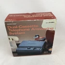 Vintage Radio Shack Duofone TAD-210 Dual Cassette Telephone Answering Machine. Fixed Price $29.99.