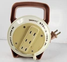 Vintage 1982 Snapit Stor-a-cord Jr. 25FT Rollup Ext. Retractable 3-PRONG. Fixed Price $29.99.