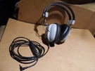 Vintage Morse Stereo Phonic Headphone Set 8 Ohms Model 01-A Ear-cup. Fixed Price $10.00.