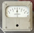 Vintage Westinghouse Pl KX-25 Panel Meter Gauge 0-5 Amperes Direct Current. Fixed Price $22.50.
