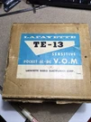 Rare Vintage Lafayette TE-13 Sensitive Pocket Ac-dc Vom With Probes And Box Nice. Fixed Price $22.00.