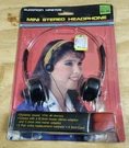 New Vintage 1980S Walmart Mini Stereo Headphones Aldatron Nos Package Wal-mart. Fixed Price $10.67.