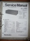 Service Manual Technics SU-Z960 Amplifier, Original. Fixed Price $13.38.