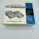 Vintage Midland Solid State Intercom 13-201B Nos Open Box 65FT Cord Retro. Fixed Price $33.00.