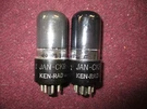 2 JAN-CKR-6V6GT/G VT-107A Ken-rad Tubes. Amplitrex Tests 110% & 87% Gm. Fixed Price $14.99.