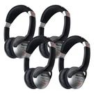 Numark HF125 Professional Over-ear Studio Dj Monitoring Headphones 4 Pack. Fixed Price $77.86.