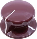 Ced P-K499-33-DKR Red Rca Sytle Fester Knob 33MM 1/4"SHAFT Radio 1PC. Fixed Price $15.95.