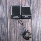Sony System SRS-3 Stereo Mini Desktop Black Wired Pair 3.5MM. Fixed Price $14.99.