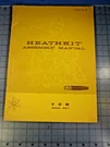 Heathkit Assembly & Operation Manual Vom Model MM-1 1960. Fixed Price $19.99.