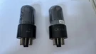 Matched Pair Gray Glass Rca Nos 6SL7 Gt Black Plates Bottom Getters. Fixed Price $150.00.
