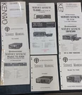 (10) Kenwood Vintage Manuals W/ Schematics. Fixed Price $50.00.