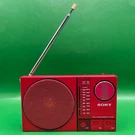 Rare!!! Sony ICF-S30 Fm Am 2BAND Transistor Radio Portable Red Used From Japan. Fixed Price $123.60.