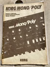 Korg Mono/poly Owner S Manual En/fr/de Original. Fixed Price $64.11.
