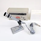 Vtg 1960S Calrad 10-31 Dynamic 7" Microphone 50K With Stand Original Box Japan. Fixed Price $79.95.