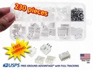 230PC Jst-xh Kit 2, 3, 4, Pin 2.54MM Terminal Housing Pcb Header Connectors. Fixed Price $9.74.