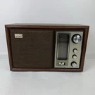 Vtg 60S Sony ICF-9650W Fidelity Sound Am/fm Tabletop Stereo Radio Wooden Case. Fixed Price $79.99.