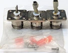 (3) Amphenol 74868 UG-58A/U Connector N-type Panel Mount Jack 4-HOLE Flange OF12. Fixed Price $21.50.