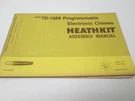 Heathkit Assembly Manual TD-1089 Programmable Electronic Chimes. Fixed Price $14.99.