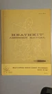 Heathkit Multi-speed Servo Chart Recorder Manual, Model IR-18M. Fixed Price $24.00.
