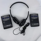 Sony Walkman SRF-49 Radio Lot Of 2 Black Am Fm + Jvc Headphone Tested And Works. Fixed Price $49.99.