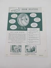 1940 Westinghouse Room Heater & Heating Pad Catalog Flyer Ephemera. Fixed Price $20.99.