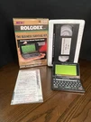 Rolodex 64K Memory Brand Pocket Electrodex With Bonus Vhs Tape Untested. Fixed Price $7.64.