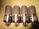 (4) Mint Matched Sylvania 6V6GT/G VT-107-A Guitar Audio Tubes. Fixed Price $75.00.