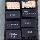 Vintage Ic Chip CA-16P Lot Tms 2716 2708 5V 2532 Mc 68764 2732A 21V. Fixed Price $73.94.