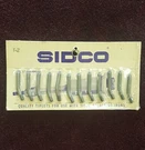 Sidco T-2 1/8" Thread Pointed Copper Alloy Soldering 12 Tips Package * New. Fixed Price $24.97.