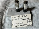 Antique Vacuum Tubes UX-199 Type 299 Rca Radio Detector Amplifier TV-7 82%. Fixed Price $116.99.