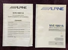 Alpine NVE-N851A Dvd Car Navigation System Hardware And Installation Manuals. Fixed Price $22.90.