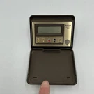 80S Vtg Bulova Quartz Lcd Travel Alarm Clock Flip Case Snooze Light Japan #78D4. Fixed Price $19.99.