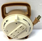 Vintage 1982 Snapit Stor-a-cord Jr 25FT Retractable Extension Reel. Fixed Price $25.00.